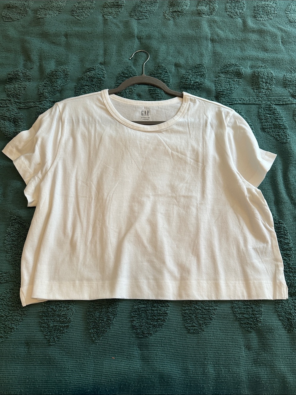NWOT gap vintage tee cropped xl